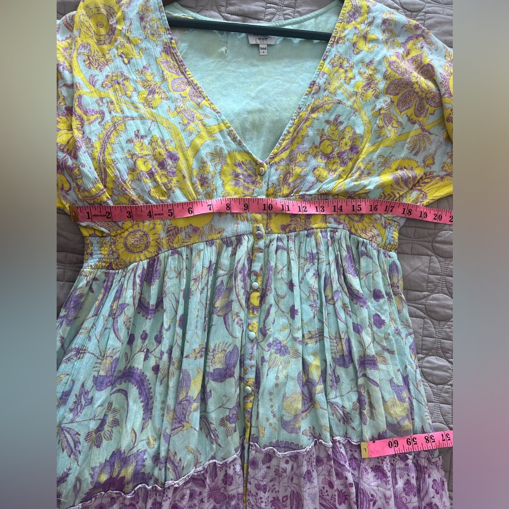 HEMANT & NANDITA Multi Floral Printed
Maxi Dress - Picture 11 of 16